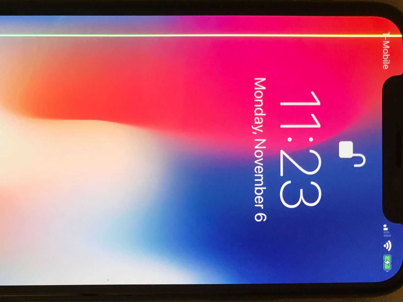 Упал iphone полосы на экране. что делать и как починить своими руками?