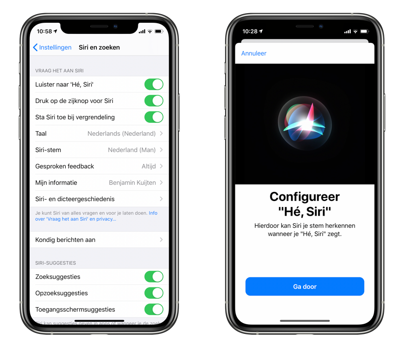 Как познакомить siri со своими родственниками