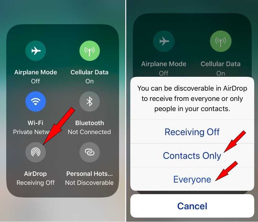 Что делать, если не работает airdrop между iphone и mac