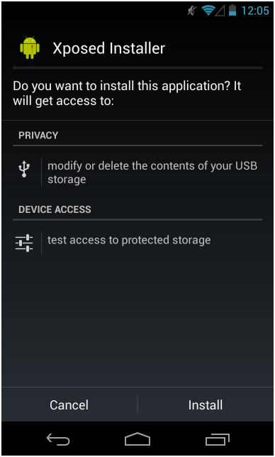 Xposed framework