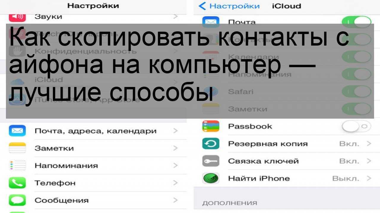Как перенести контакты с айфона на айфон: 7 пошаговых инструкций!