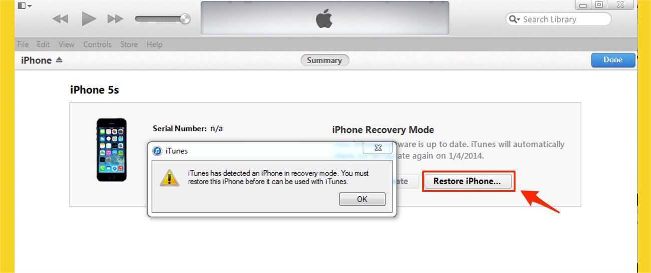 Перепрошивка iphone вне зависимости от модели