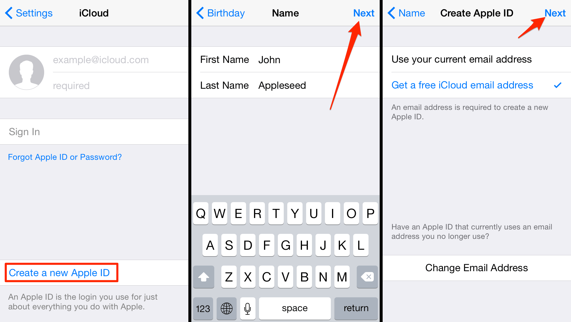 Подводные камни при первой регистрации apple id
