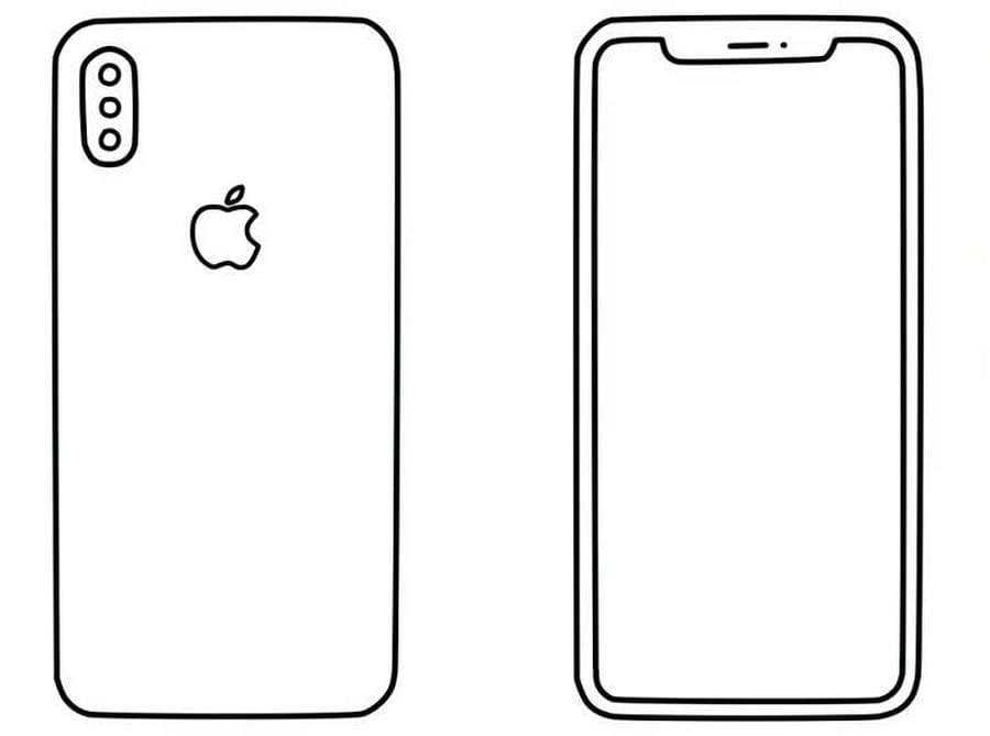 Айфон 7 нарисовать – как нарисовать iphone x уроки рисования для начинающих, мультики, раскраски.