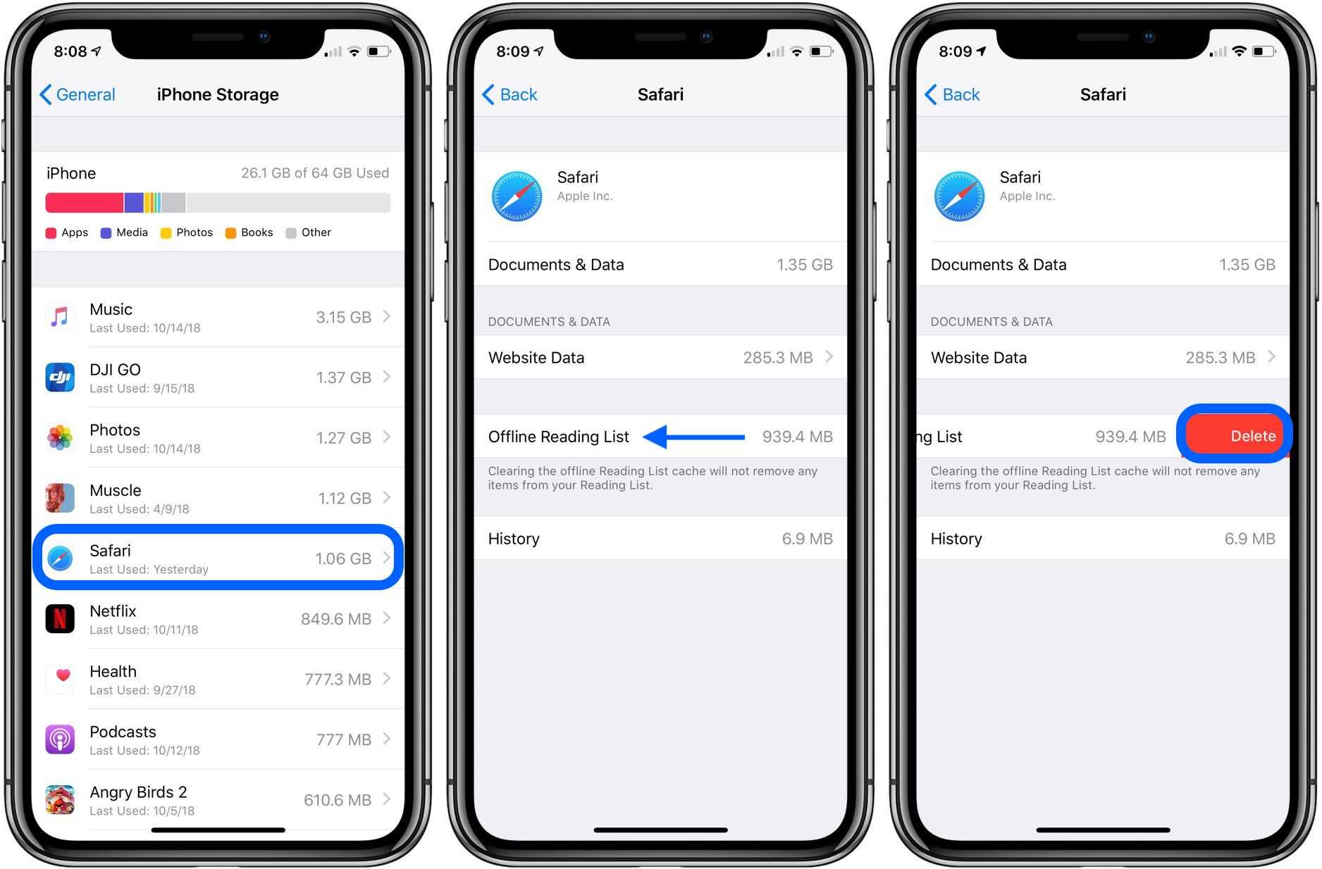 Как освободить место на iphone. чистим память за 6 шагов