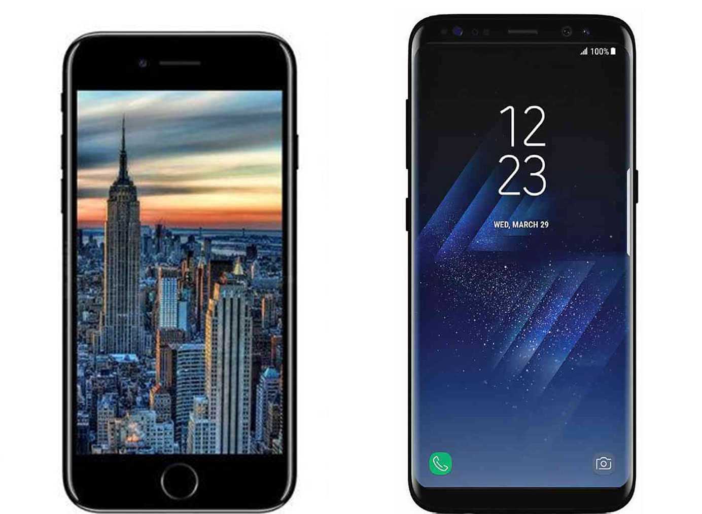 Cравнение айфон 8 и самсунг галакси с8 | guide-apple