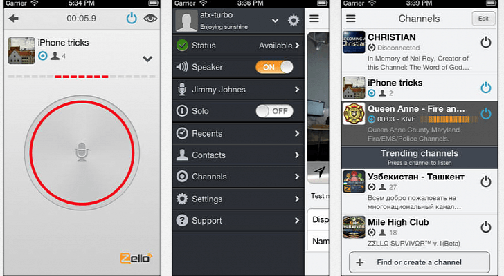 Использовать телефон как рацию. превращаем iphone в рацию: обзор приложения «zello» для ios