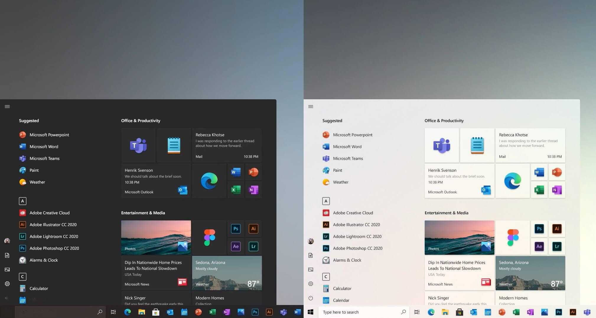 Windows 10 20h2 new features and changes
