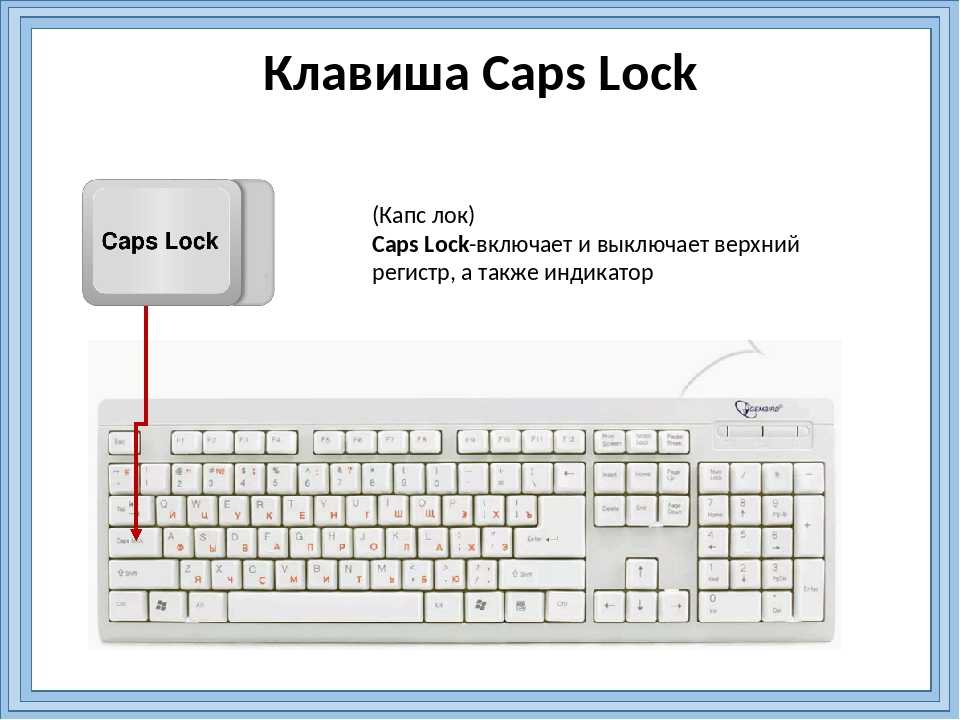 Как отключить caps lock в windows 10 и 11