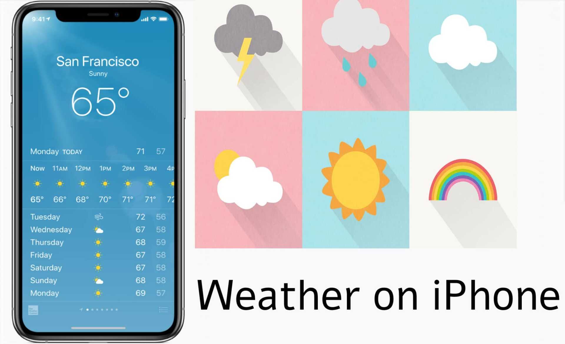 Как восстановить приложение погода на айфоне