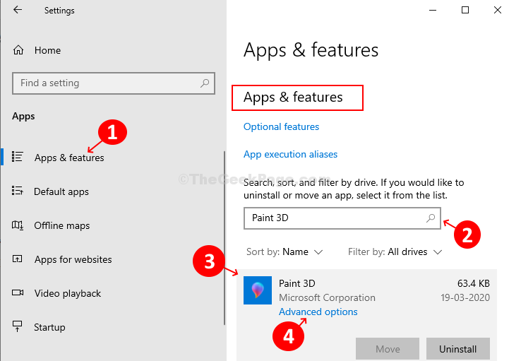 Как удалить paint 3d в windows 10