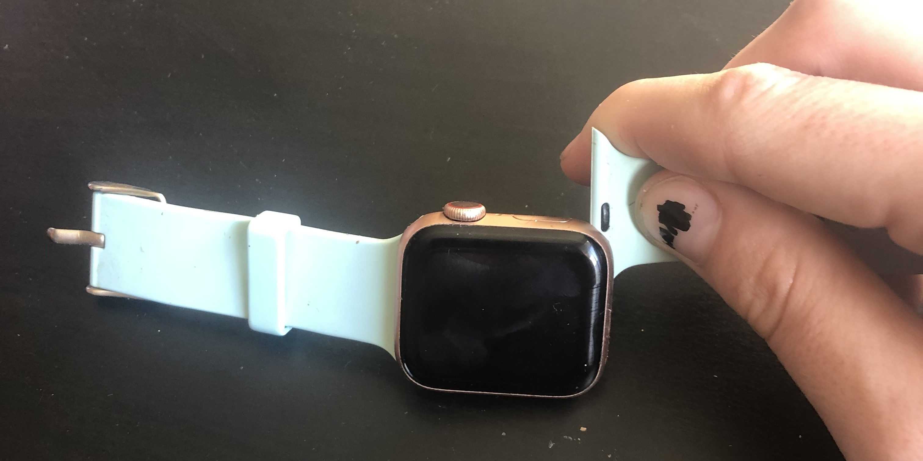 Замена и снятие ремешка с apple watch