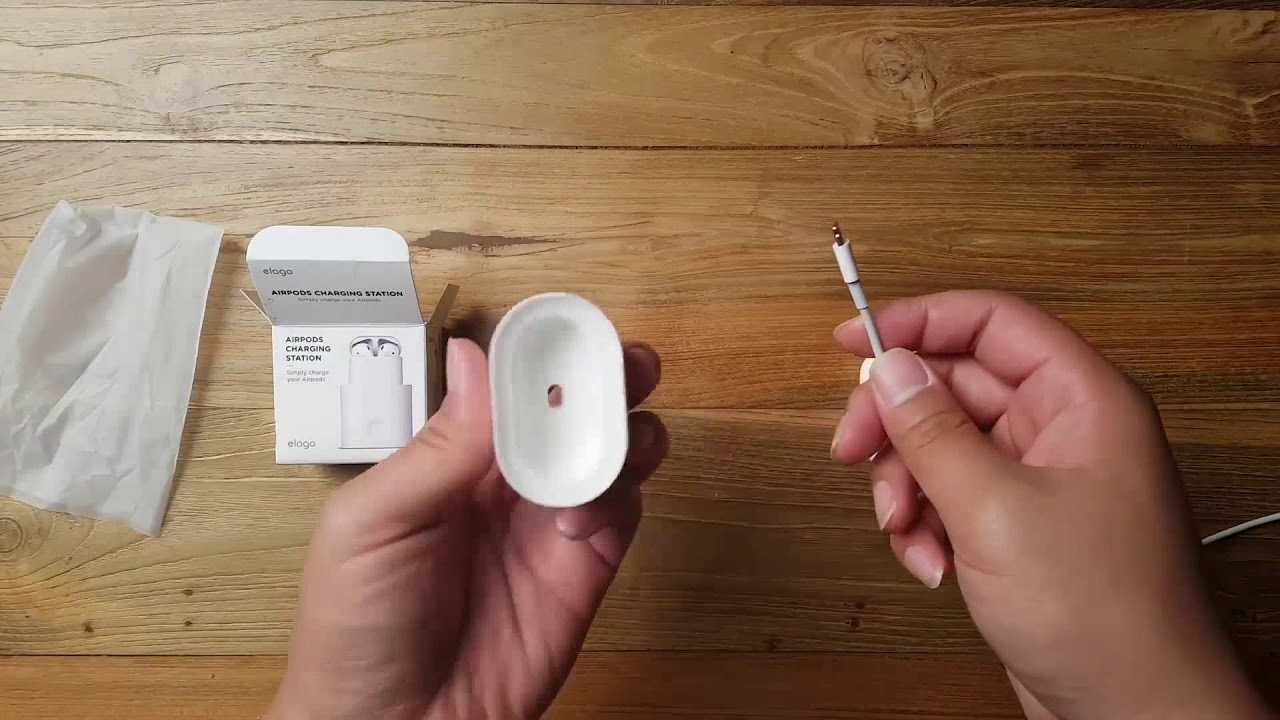 Зарядка наушников airpods