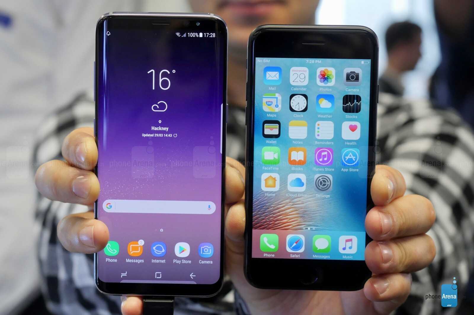 Apple iphone x vs samsung galaxy s8: в чем разница?