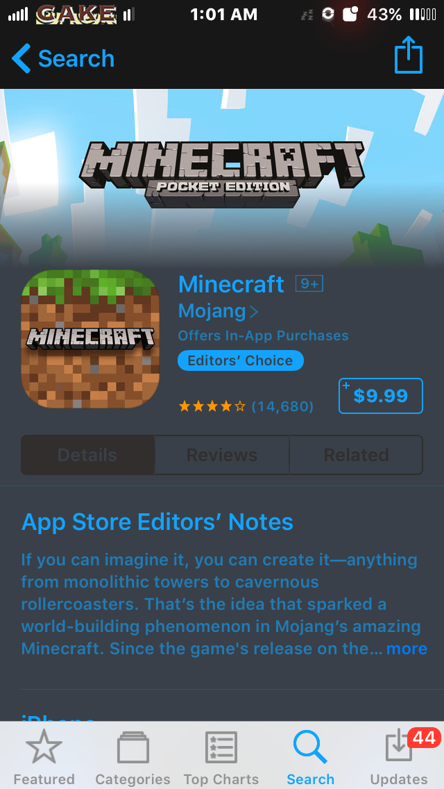 Как скачать майнкрафт на ios