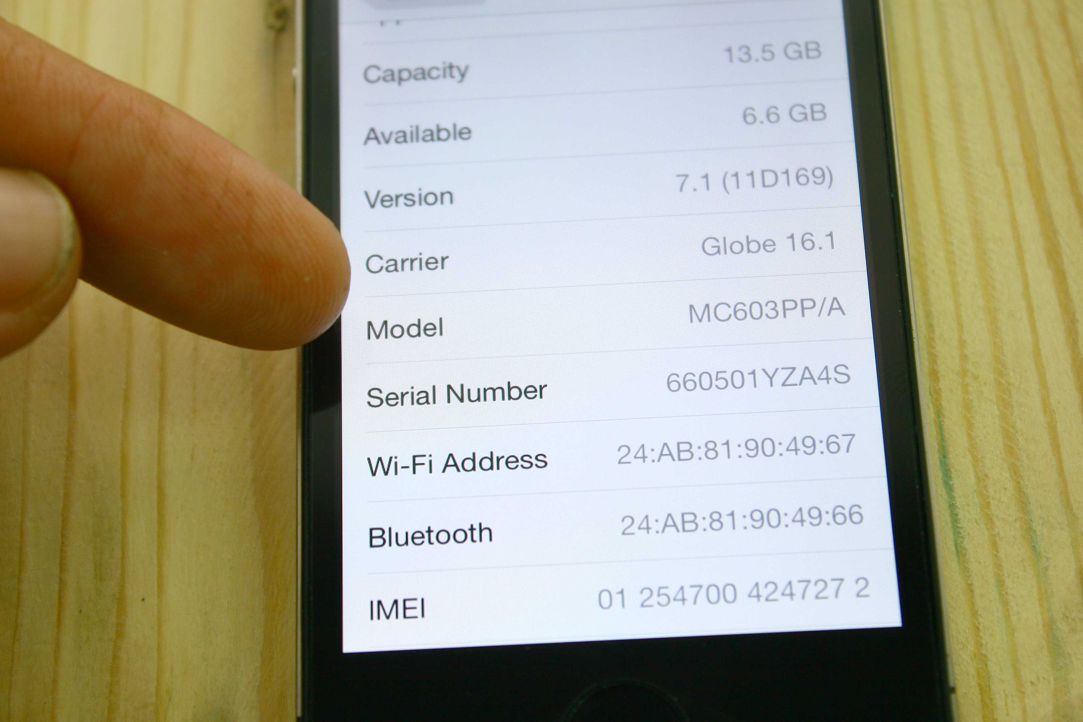 Как определить модель iphone и ipad