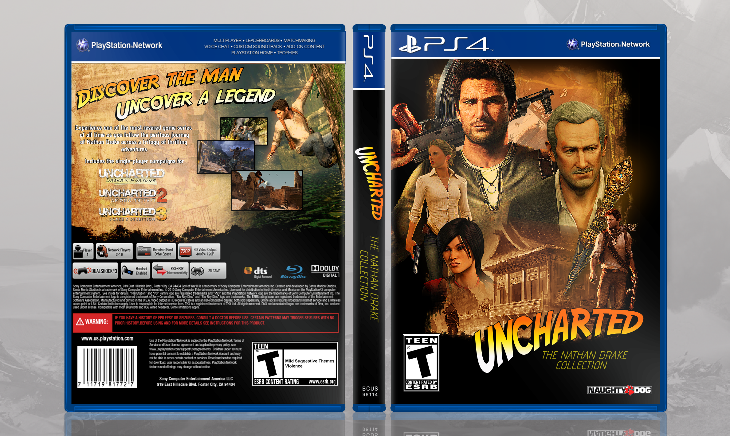 Натан дрейк: uncharted, коллекция ps4, обзор, прохождение