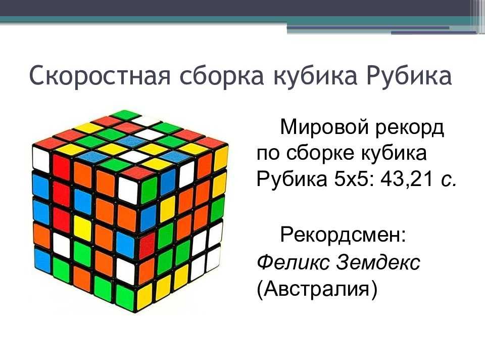 Как собрать кубик рубика 3х3 схема для начинающих