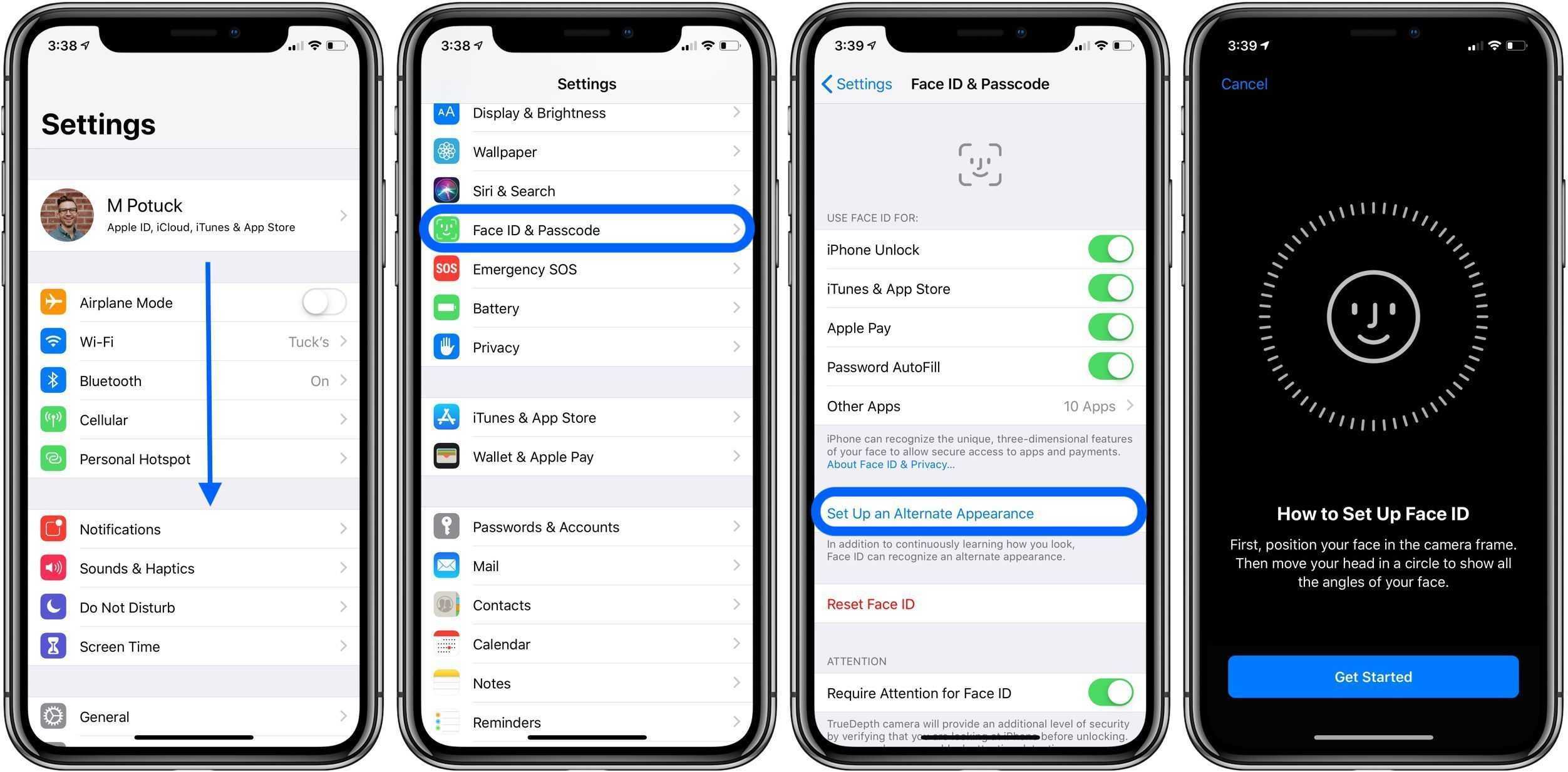 Почему не срабатывает face id и как это исправить