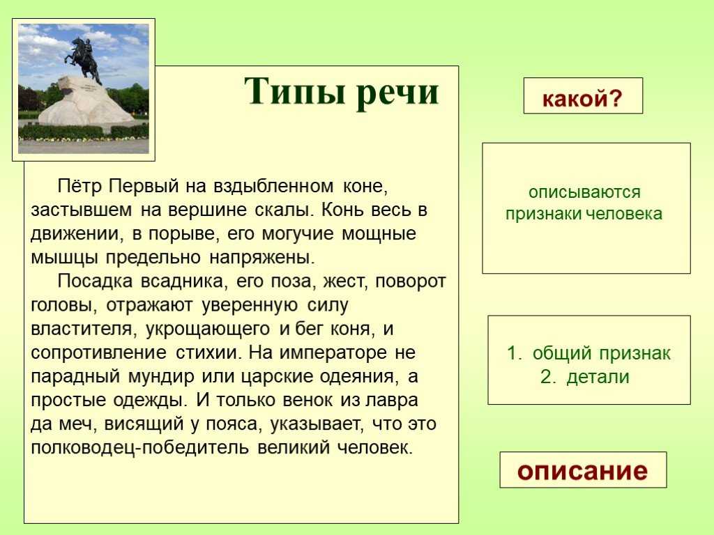 Текст-описание – что такое и примеры текстов кратко (3 класс, русский язык)
