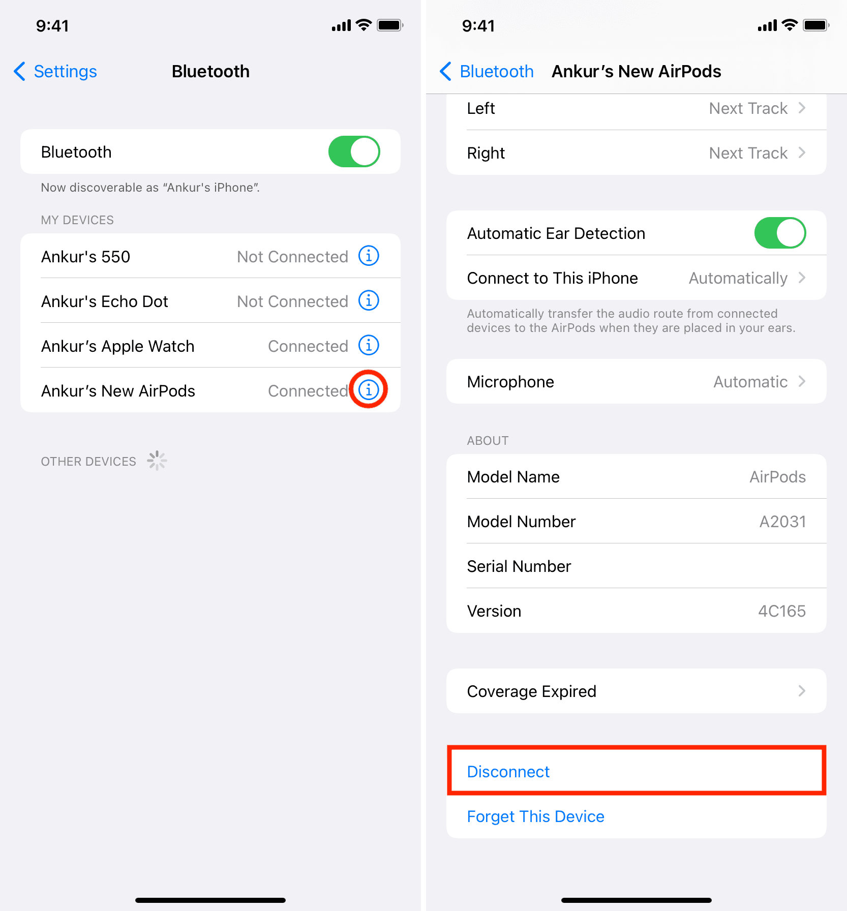 Как настроить airpods на iphone
